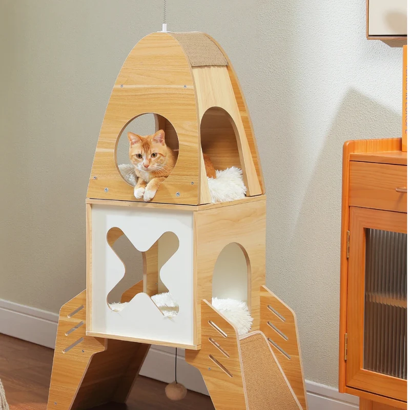 Moderne Katzenrakete™ | Modischer Katzenbaum im Rocket-Design