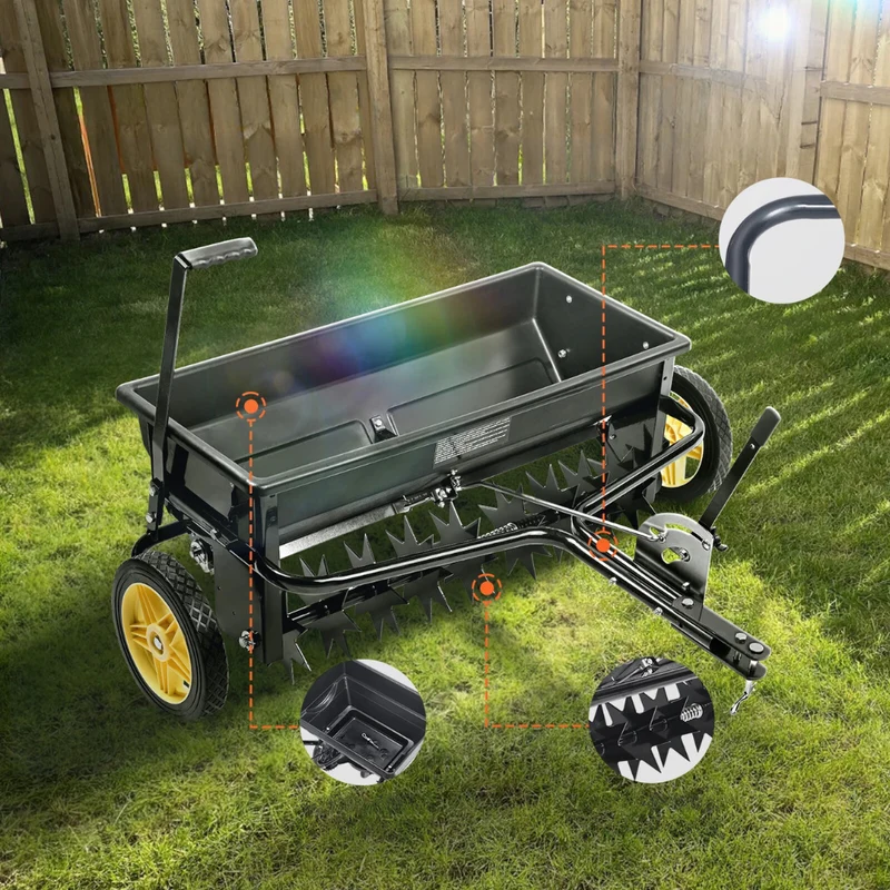 VEVOR Streugerät™ | Kraftvoller Streuwagen für perfekte Bodenpflege