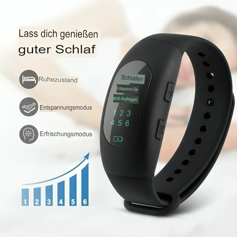 Armband-Schlafhilfegerät™ | Erholsamer Schlaf auf Knopfdruck