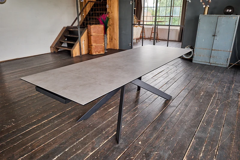 KAWOLA Ausziehtisch NOLDOR Esstisch Keramik 180x90cm