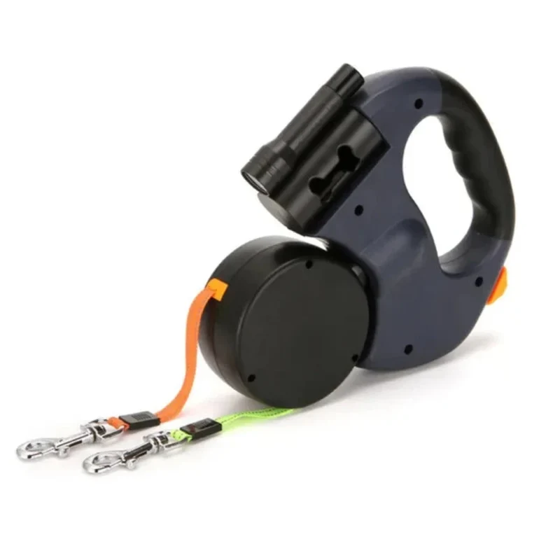 Retractable Nylon™ | Praktische doppelte Hundeleine, Freiheit & Sicherheit