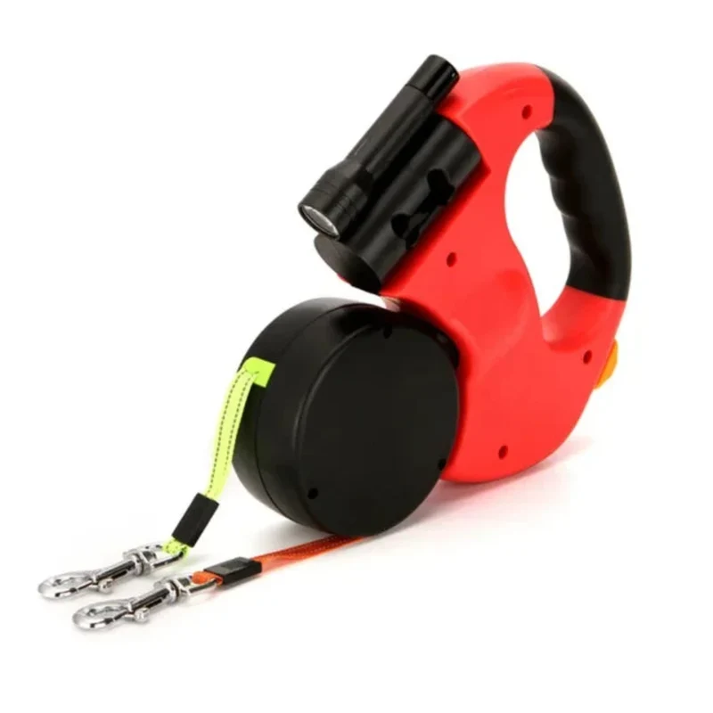 Retractable Nylon™ | Praktische doppelte Hundeleine, Freiheit & Sicherheit