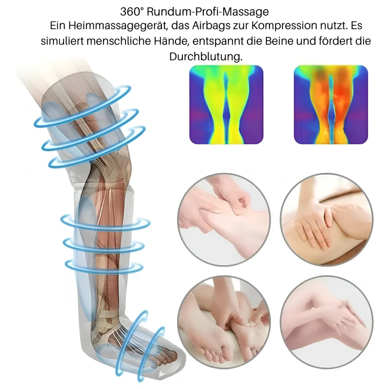 Luftdruck-Beinmassagegerät™ | Gönnen Sie Ihren Beinen Luxus