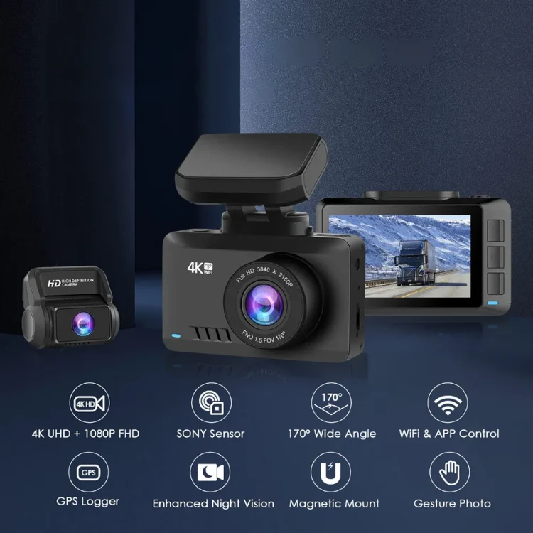 SharpDash™ | Ultra HD 4K Dashcam mit Nachtsicht