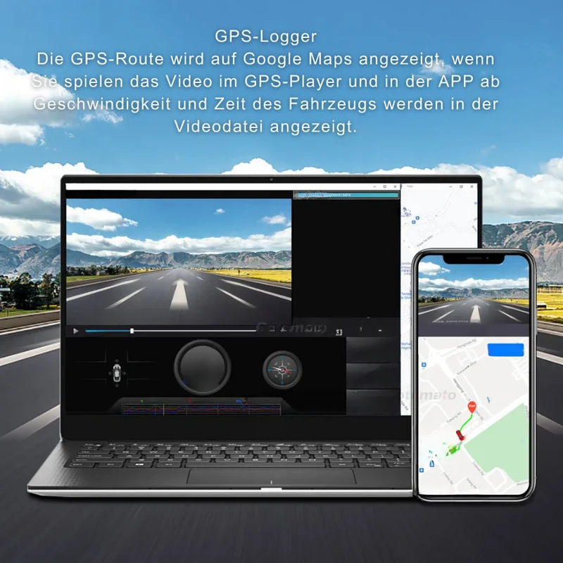 SharpDash™ | Ultra HD 4K Dashcam mit Nachtsicht