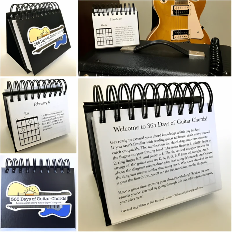 ChordQuest™ | 365-Tage-Kalender für Gitarrenakkorde