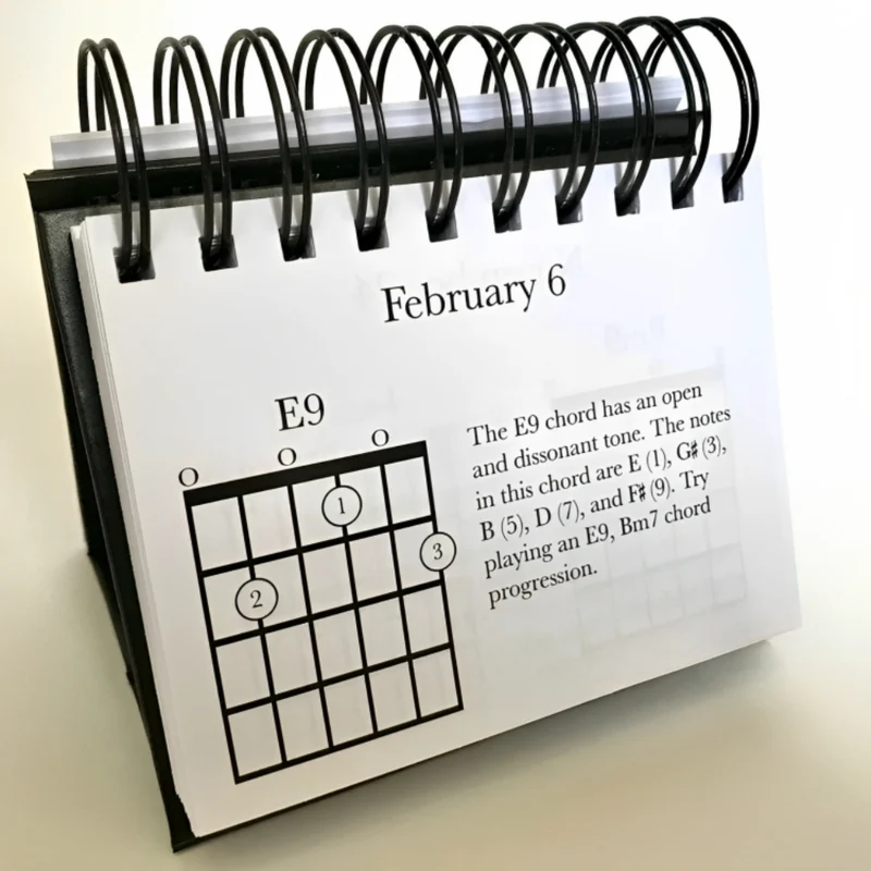 ChordQuest™ | 365-Tage-Kalender für Gitarrenakkorde