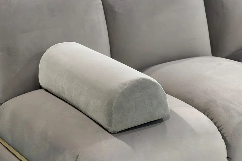 KAWOLA Modulsofa LAYLA Ecksofa 4 Module Velvet taupe