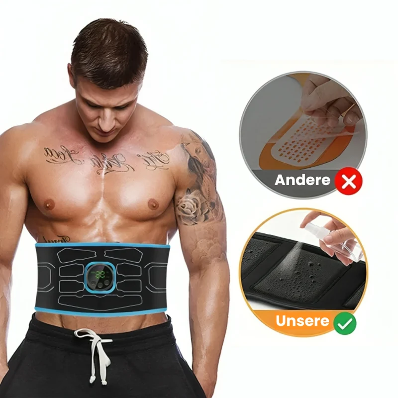 Elektrischer Bauchmuskelgürtel™ | Effektiver EMS Fitness Gürtel