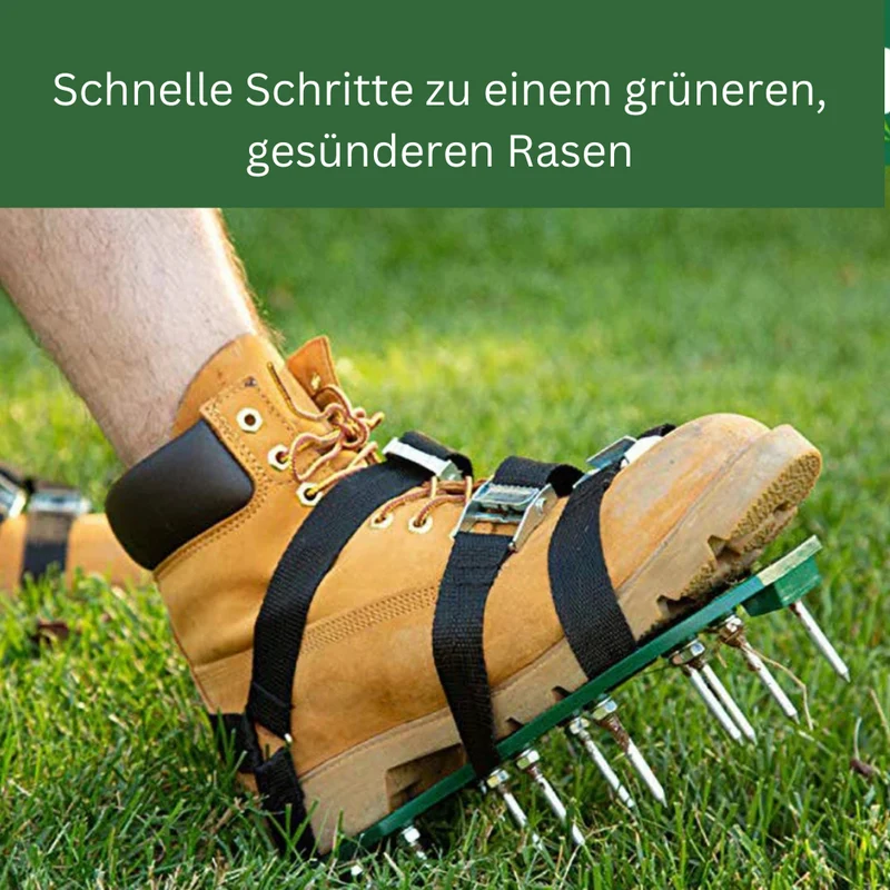 Rasenbelüfter-Schuhe™ | Handsfreie Rasenlüfterschuhe für grünen Rasen