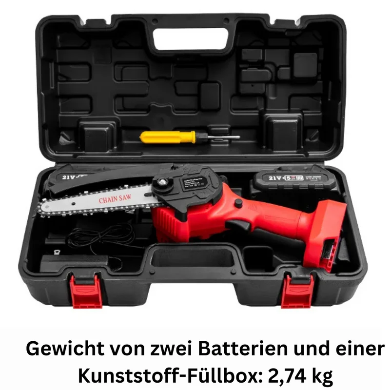 Mini-Elektrosäge™ | Kompakte Akku-Kettensäge für Gartenarbeit