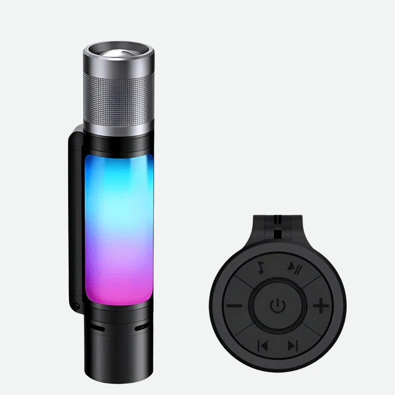 Lautsprecher-Highlight-Teleskop™ | Multifunktionale Abenteuer-Taschenlampe