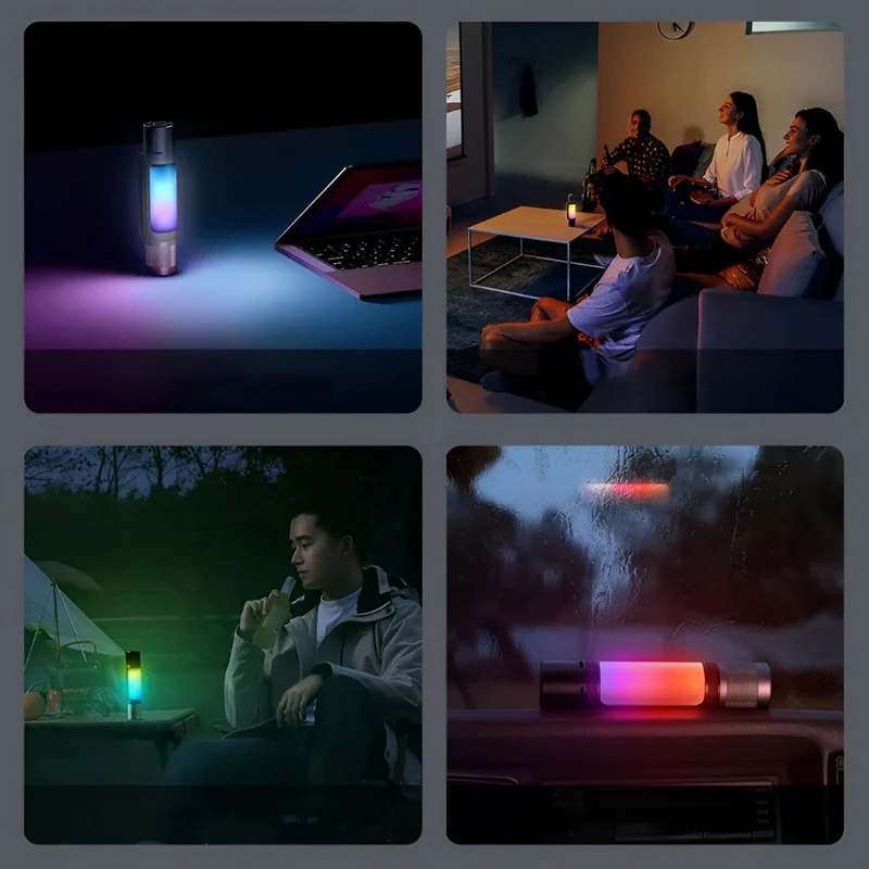 Lautsprecher-Highlight-Teleskop™ | Multifunktionale Abenteuer-Taschenlampe