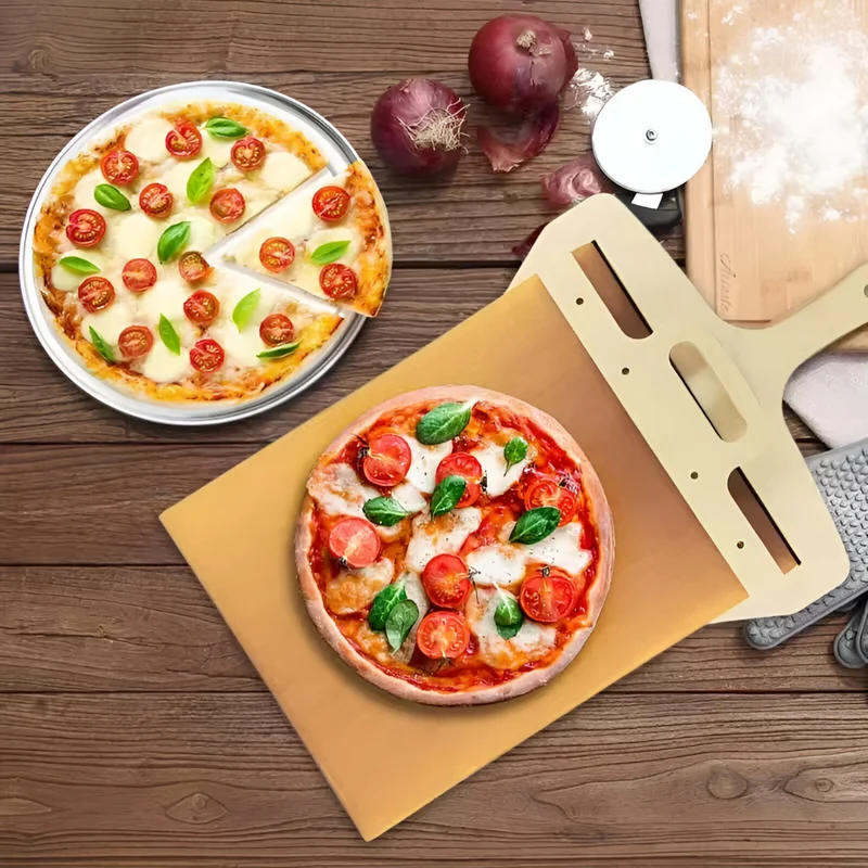 Premium-Schiebepizza™ | Perfekter Helfer für Pizzaliebhaber