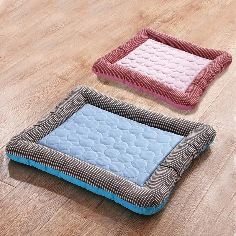 Cooles Schläfchen™ | Kühlkissenbett für Haustiere