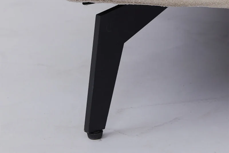 KAWOLA Sofa GARBO Designsofa Stoff cremeweiß links offen
