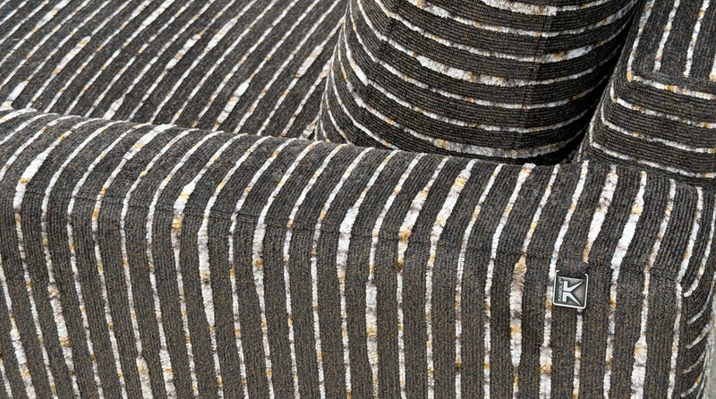 KAWOLA Sofa MARLIN Ecksofa Stoff braun