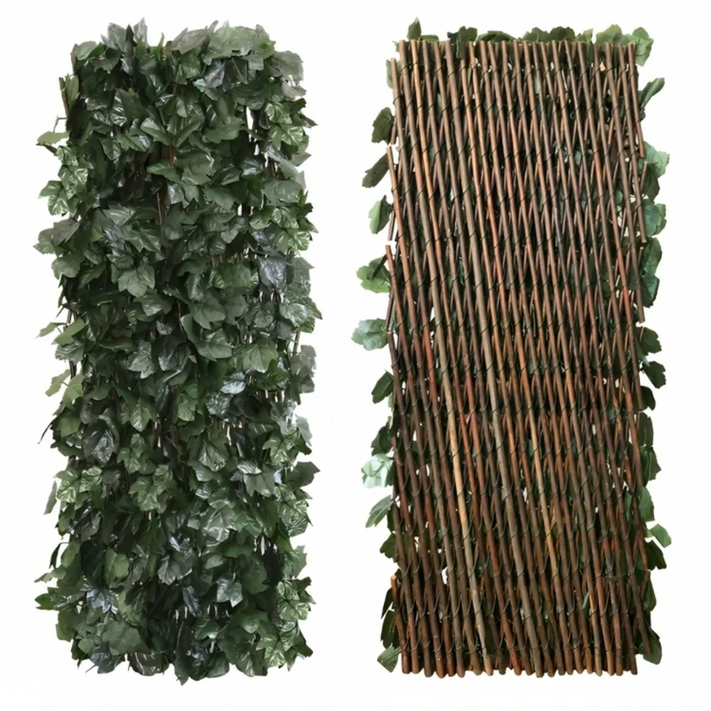 NatureFusion™ | Expandierbarer Sichtschutzzaun mit künstlichen Blättern