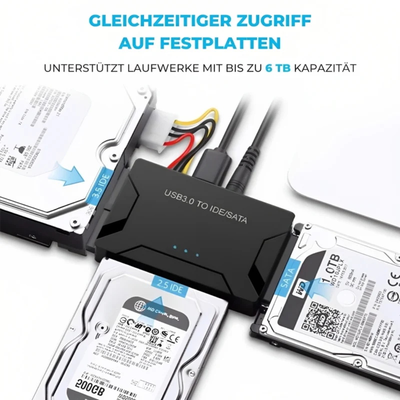SyncByte™ | Festplattenadapter Konverter