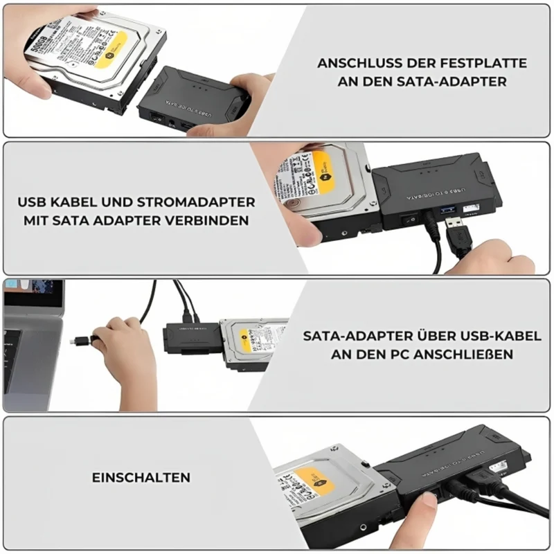 SyncByte™ | Festplattenadapter Konverter