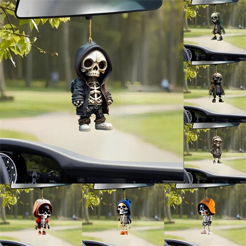 SkeletonCharm™ | Schädel-Zubehör für das Armaturenbrett