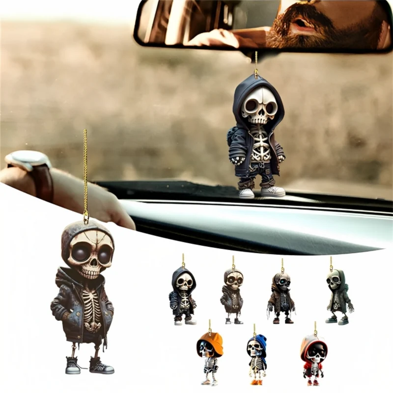 SkeletonCharm™ | Schädel-Zubehör für das Armaturenbrett