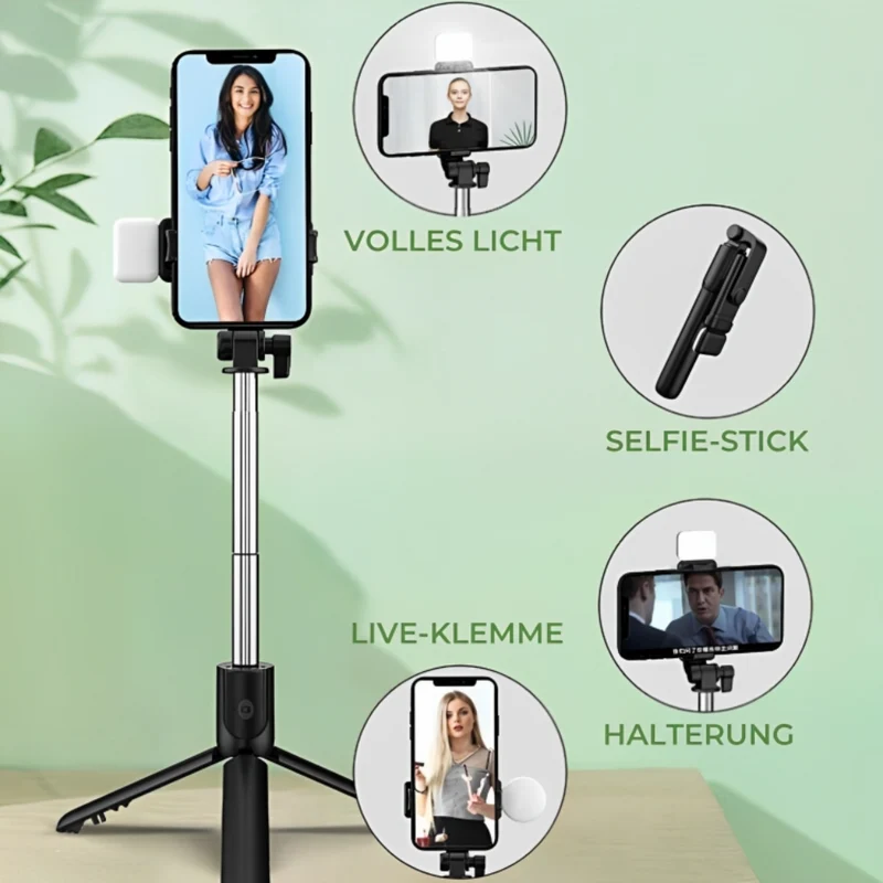SnapMaster™ | Kabelloser Selfie-Stick
