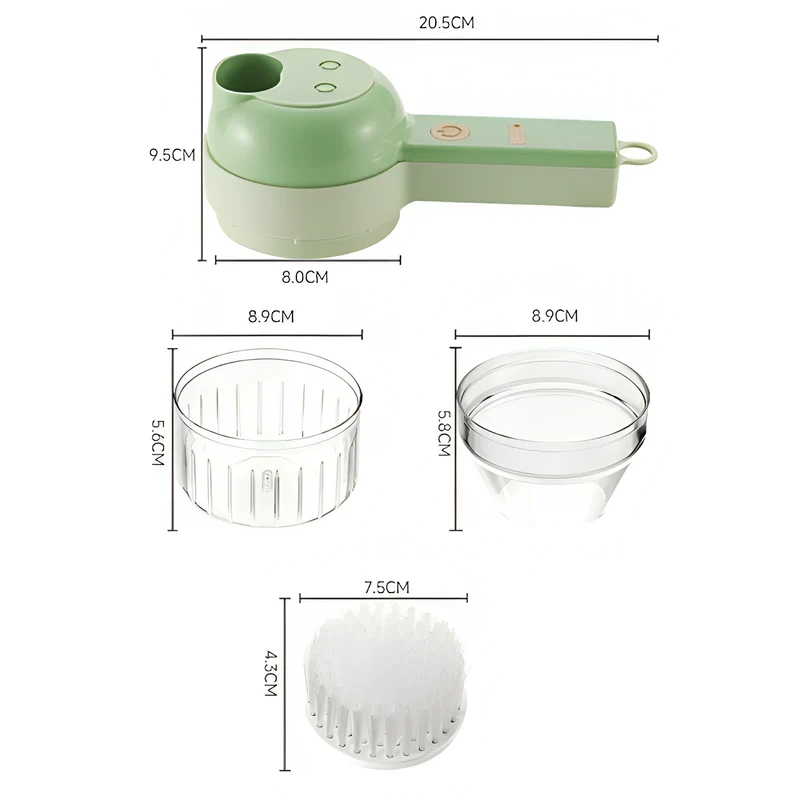4In1 Electric Vegetable Cutter™ | Küchenrevolution für Genussliebhaber
