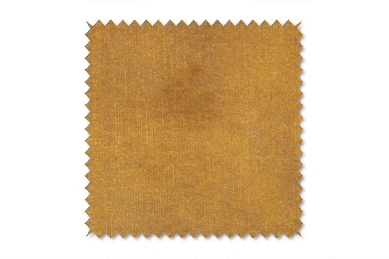 KAWOLA Kissen LAYLA Armlehnkissen Velvet gelb