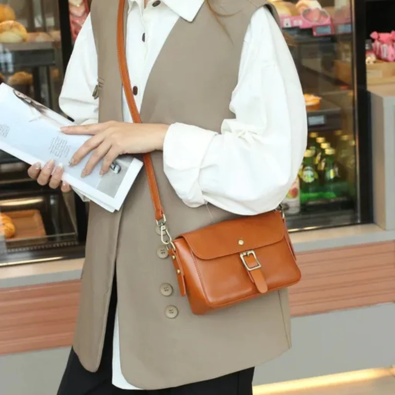 Umhängetasche aus Leder™ | Elegante Leder-Umhängetasche für Damen