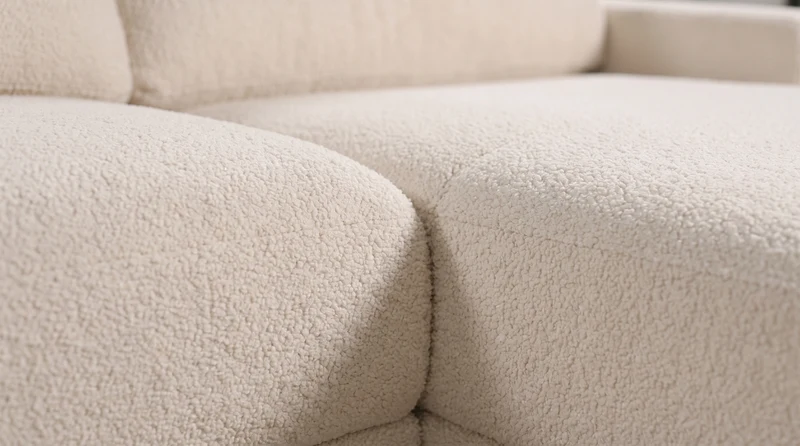 KAWOLA Sofa MARLIN Ecksofa Stoff beige