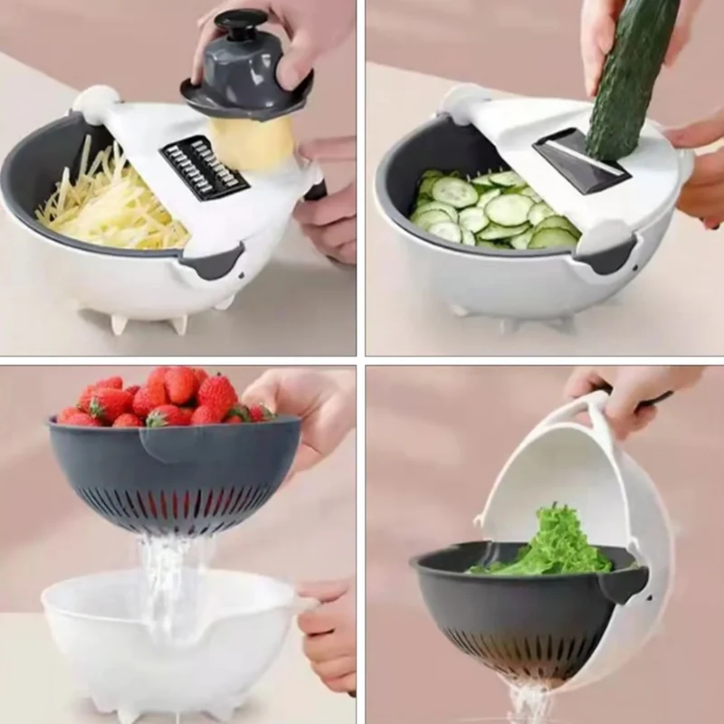 9-in-1-Multifunktions-Gemüseschneider™ | Einfaches Schneiden Freude Am Kochen