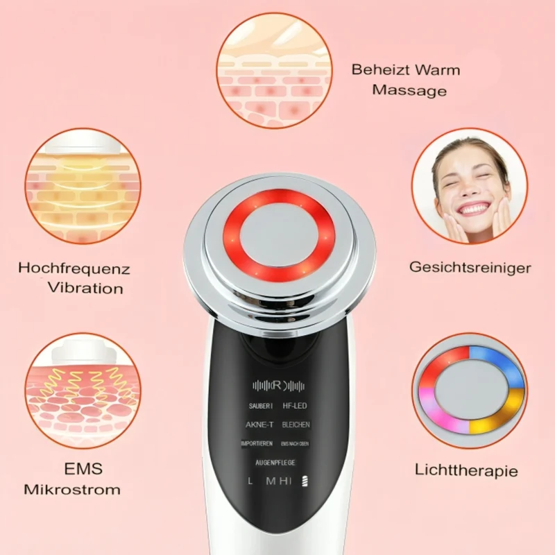 7-in-1-Facelifting-Gerät™ | Hautstraffung und jugendlicher Glow