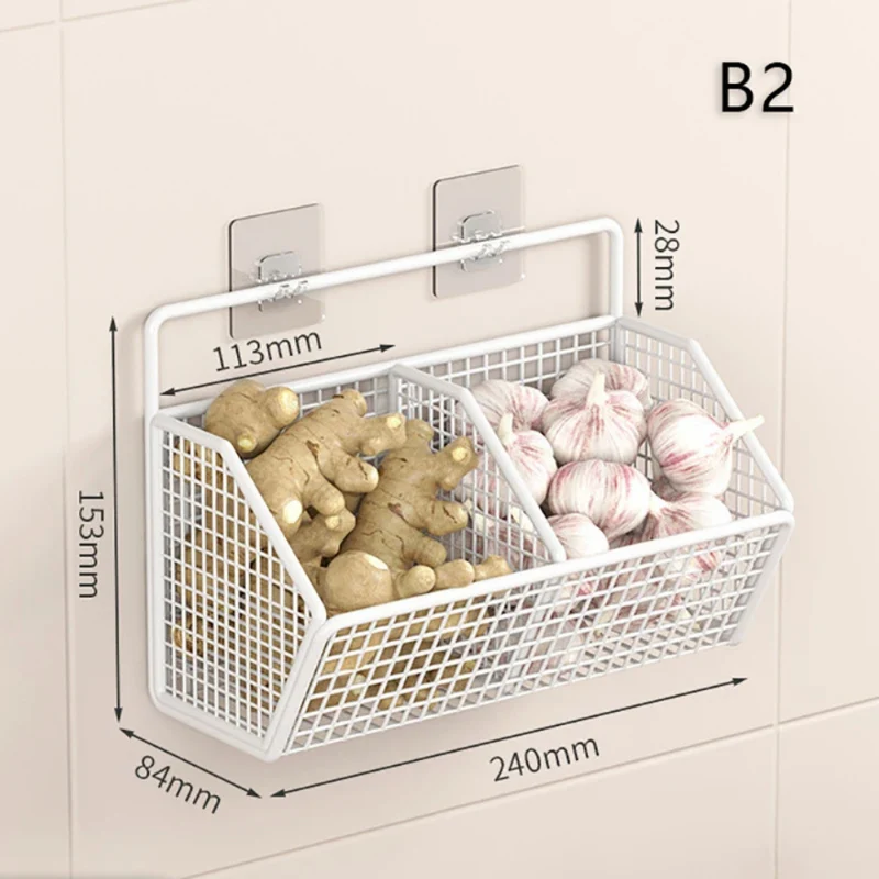 Wandmontiertes Zwiebel-Ingwer-Regal™ | Stilvolles Küchenregal für Ordnung