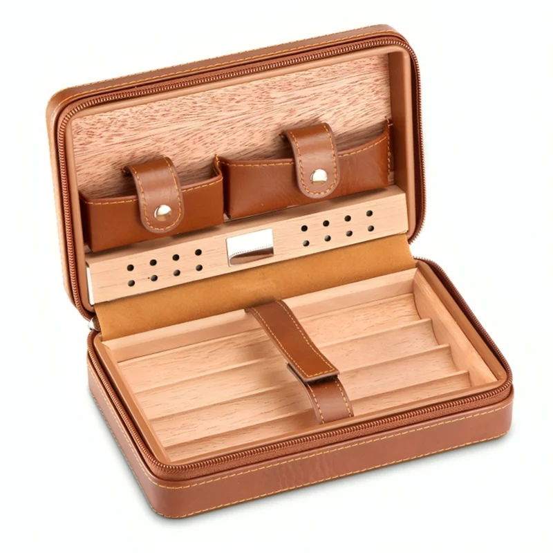 Tragbare Humidor-Zigarrenbox™ | Luxuriöser Genuss für Zigarrenliebhaber
