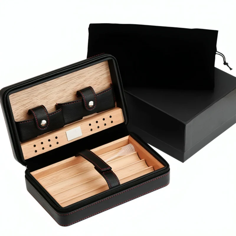 Tragbare Humidor-Zigarrenbox™ | Luxuriöser Genuss für Zigarrenliebhaber
