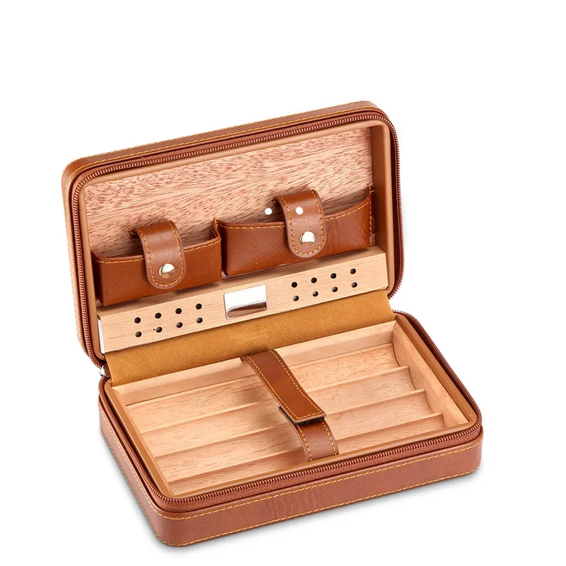 Tragbare Humidor-Zigarrenbox™ | Luxuriöser Genuss für Zigarrenliebhaber