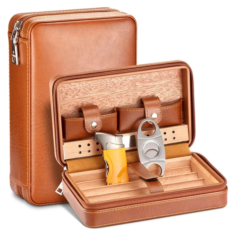 Tragbare Humidor-Zigarrenbox™ | Luxuriöser Genuss für Zigarrenliebhaber