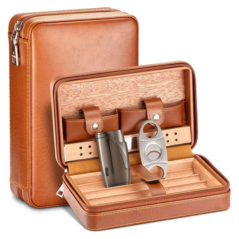 Tragbare Humidor-Zigarrenbox™ | Luxuriöser Genuss für Zigarrenliebhaber
