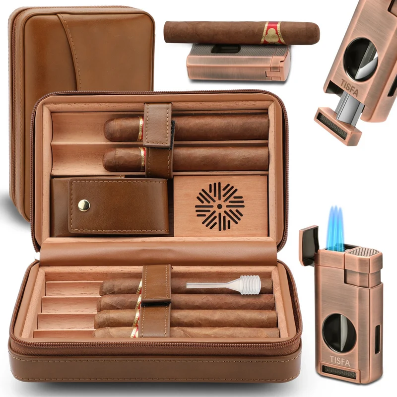 Reise-Zigarren-Humidor™ | Luxuriöser Reise-Zigarre-Humidor