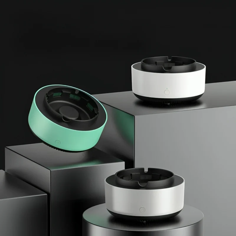 Automatischer Luftreiniger-Aschenbecher™ | Eleganter Aschenbecher mit Luftreiniger