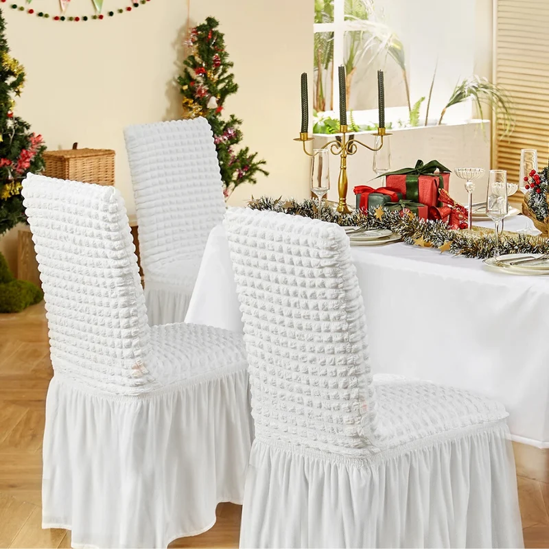 VEVOR 4 Stück Stretch™ | Elegante Stuhlhussen für Events