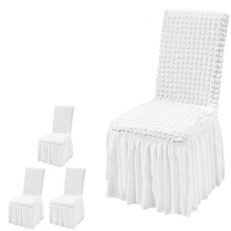 VEVOR 4 Stück Stretch™ | Elegante Stuhlhussen für Events