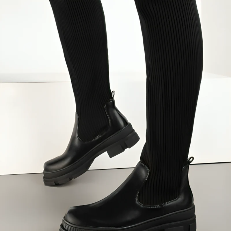 PlushPace™ | Damen Stiefel mit dicker Sohle