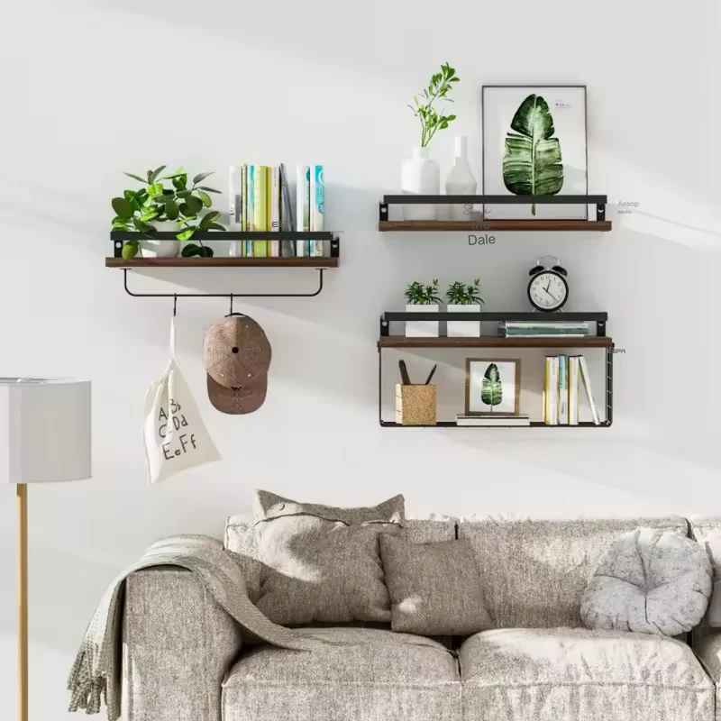 Schweberegale aus Holz™ | Schwebende Holzregale für dein Zuhause
