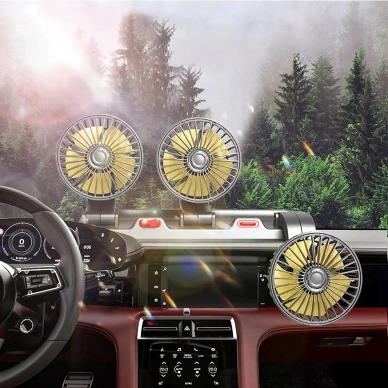 Ventilator für Auto mit drei™ | Effektive Kühlung für unterwegs