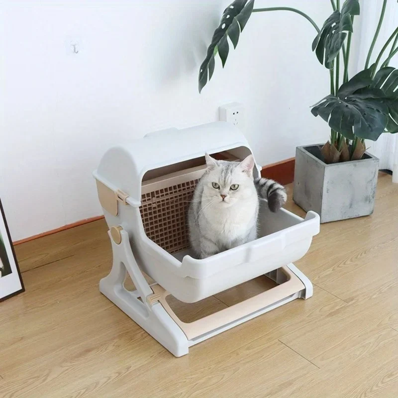 Katzen-Toiletten-Trainingsset™ | Luxuriöses, selbstreinigendes Katzenklo