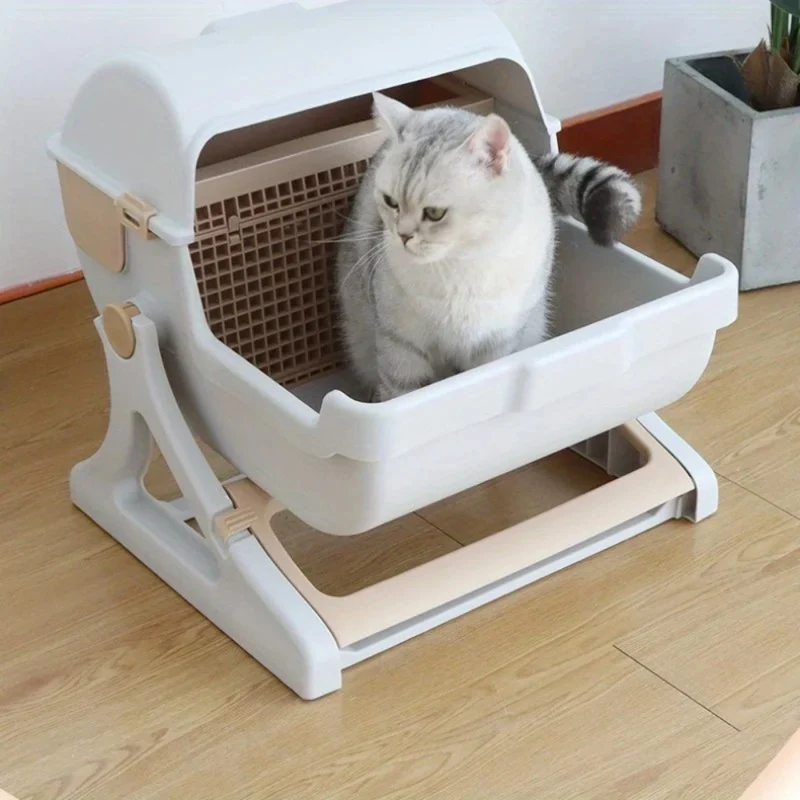 Katzen-Toiletten-Trainingsset™ | Luxuriöses, selbstreinigendes Katzenklo
