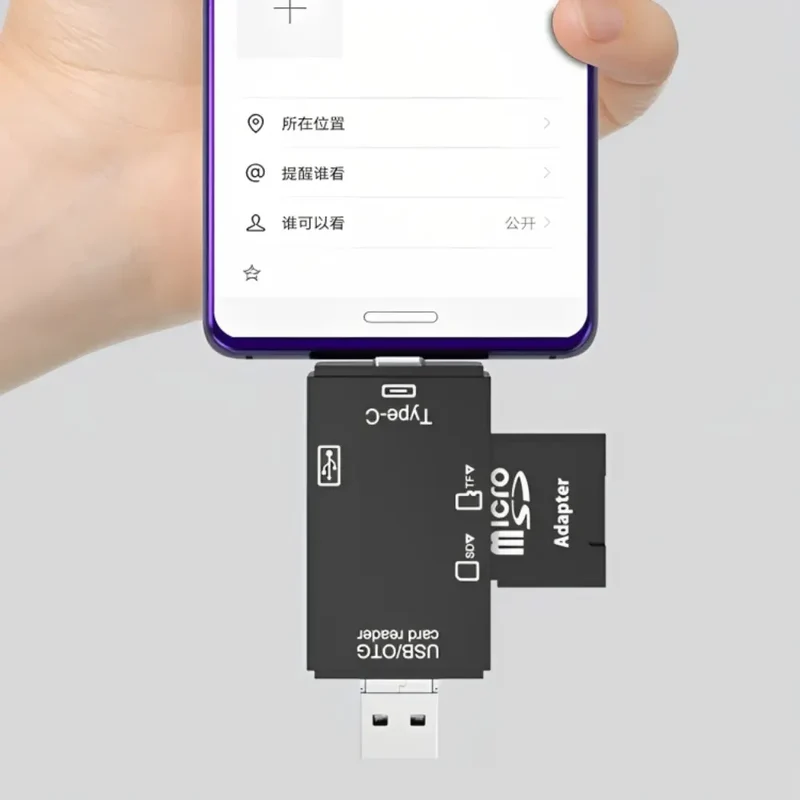 PortFusion™ | 6-in-1-Kartenleser mit USB- und USB-C-Anschlüssen
