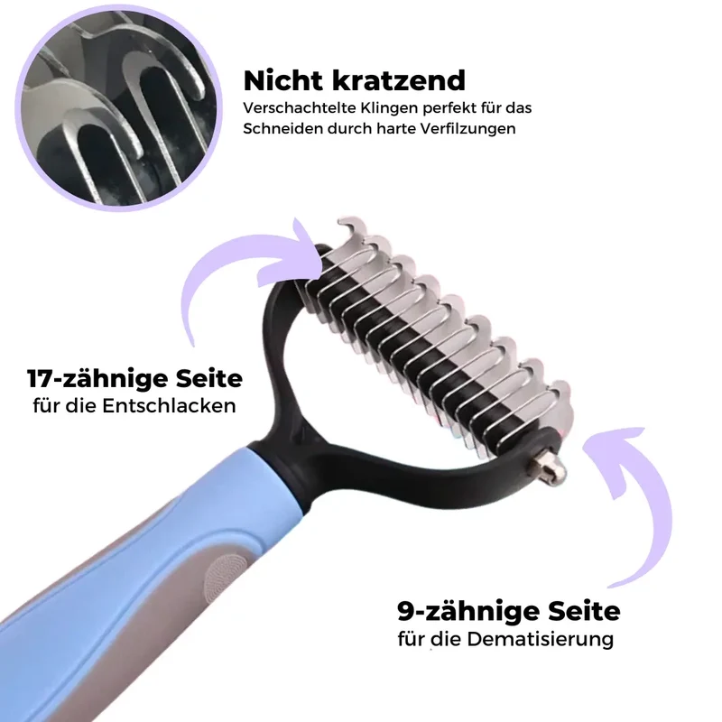 Krauli2™ | Haustier-Pflegebürste